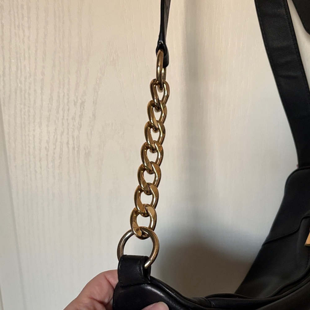 Michael Kors Black and Gold Crossbody Bag - Picture 6 of 8
